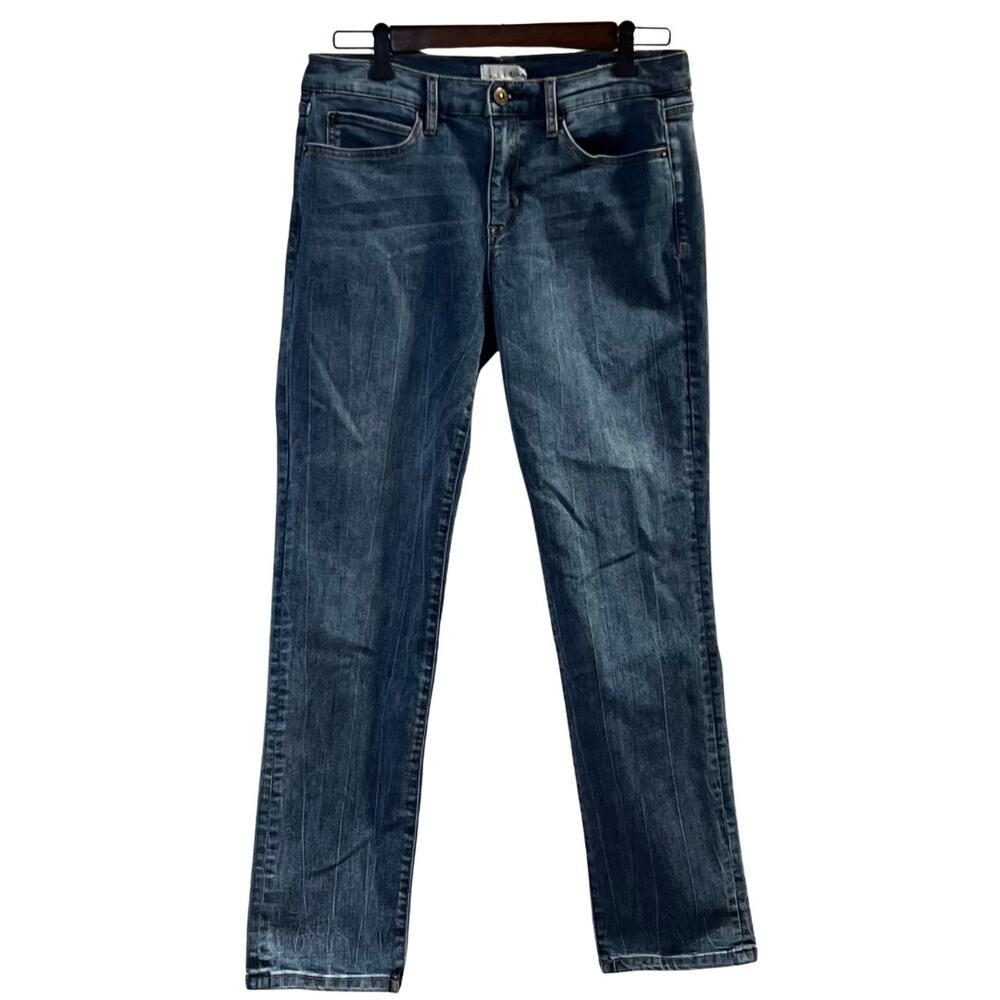 Nicole Miller Women's Tribeca Mid Rise Straight Leg Jeans Size 10